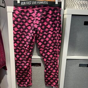Nike Dynamic Pink and Black Leggings